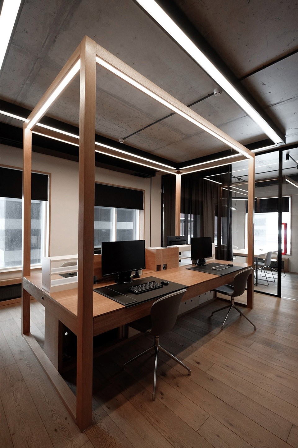 高科技工業(yè)辦公室辦公區(qū)裝修設計