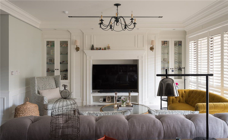 鄭州宏鈺堂專業(yè)別墅裝修公司-180平美式別墅大宅裝修實景圖