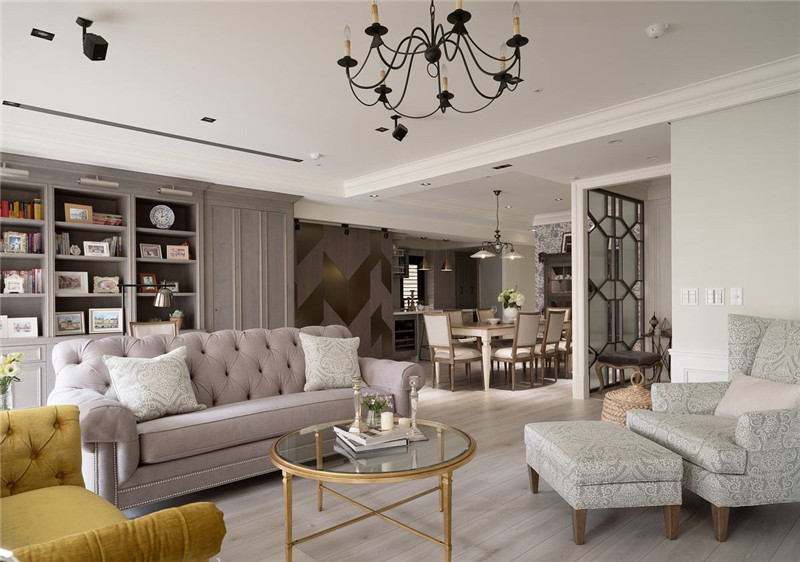 鄭州宏鈺堂專業(yè)別墅裝修公司-180平美式別墅大宅裝修實景圖