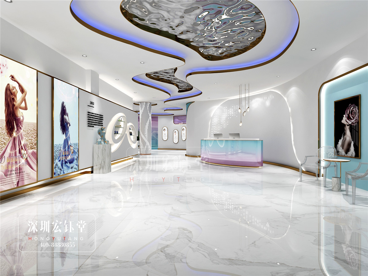 鄭州佑尓美醫(yī)療整形醫(yī)院大廳裝修設(shè)計(jì)效果圖-宏鈺堂作品 鄭州佑尓美醫(yī)療整形醫(yī)院大廳裝修設(shè)計(jì)效果圖-宏鈺堂作品