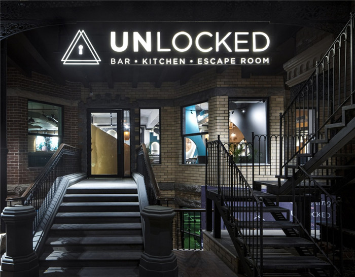 國(guó)外趣味十足的密室逃脫主題餐廳裝修設(shè)計(jì)方案