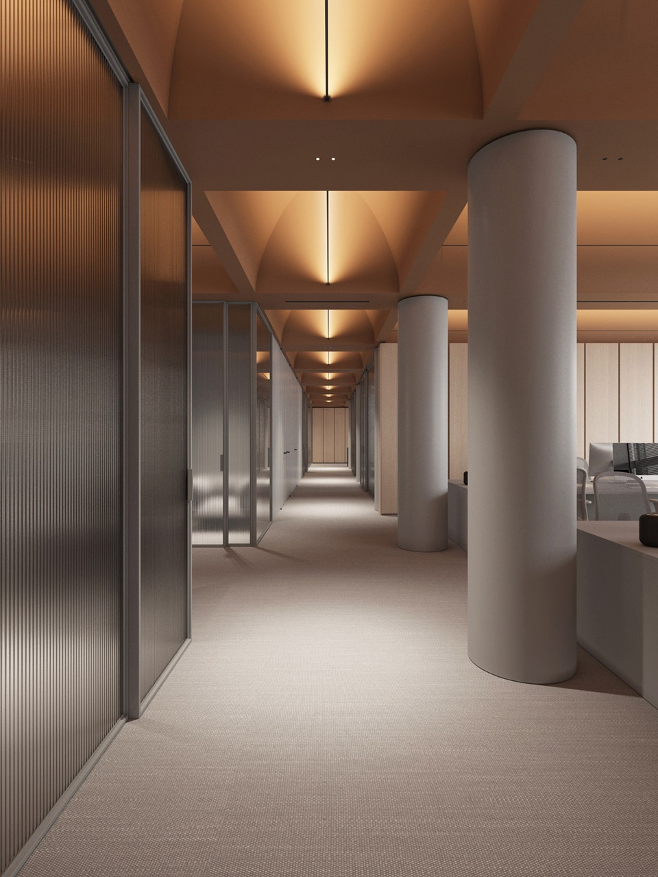 辦公室拱形天花板裝修 辦公室拱形天花板裝修