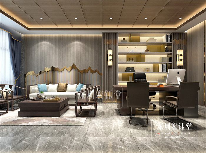 鄭州華融地產(chǎn)新中式董事長(zhǎng)辦公室裝修設(shè)計(jì)效果圖 鄭州華融地產(chǎn)新中式董事長(zhǎng)辦公室裝修設(shè)計(jì)效果圖