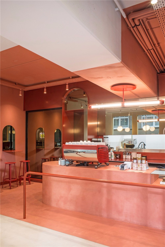 鄭州裝修公司宏鈺堂推薦國外極簡風(fēng)咖啡廳設(shè)計方案