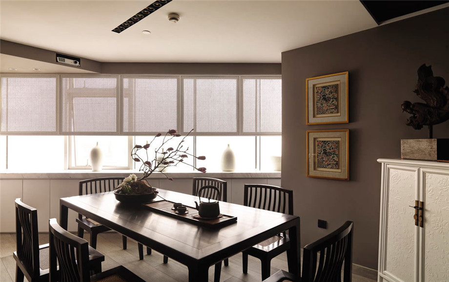 鄭州小型禪意新中式辦公室洽談室裝修實(shí)景圖 鄭州小型禪意新中式辦公室洽談室裝修實(shí)景圖