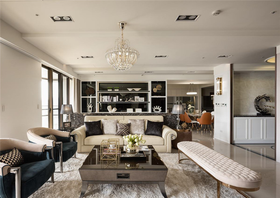 新鄭正商紅河谷雙拼別墅客廳會(huì)客區(qū)裝修設(shè)計(jì)方案實(shí)景圖 新鄭正商紅河谷雙拼別墅客廳會(huì)客區(qū)裝修設(shè)計(jì)方案實(shí)景圖