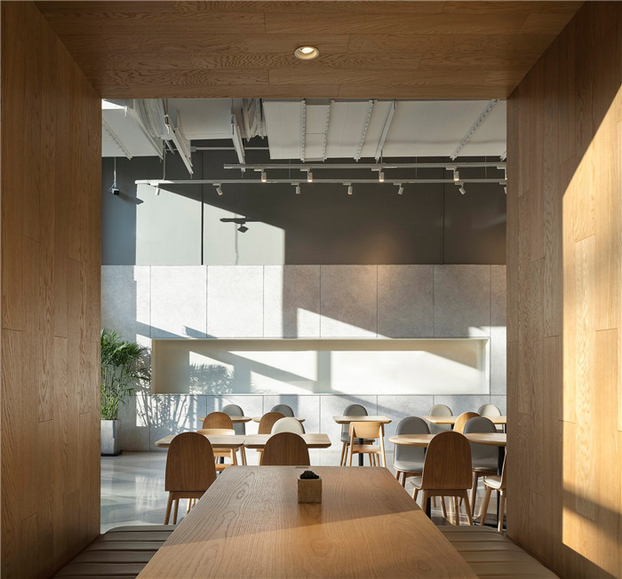 鄭州餐廳裝修公司分享易間咖啡簡餐卡座區(qū)裝修設(shè)計方案