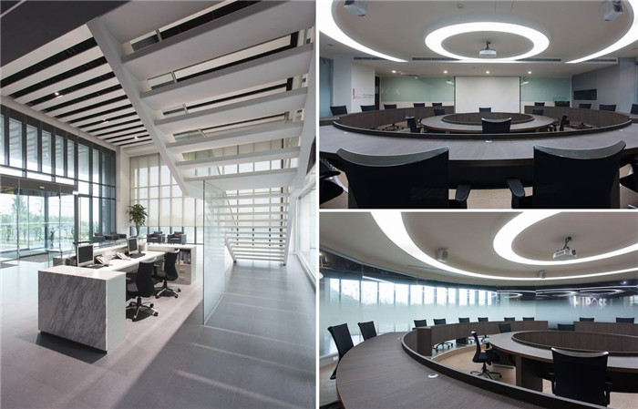 3000平現(xiàn)代人文科技公司獨(dú)棟辦公樓大廳接待吧臺(tái)裝修設(shè)計(jì)案例 3000平現(xiàn)代人文科技公司獨(dú)棟辦公樓大廳接待吧臺(tái)裝修設(shè)計(jì)案例