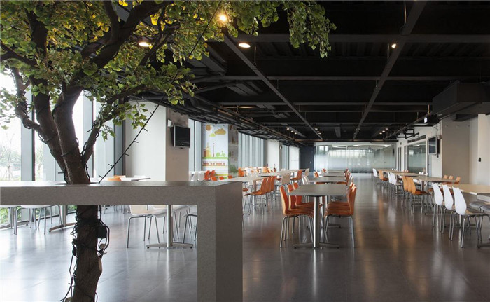 3000平現(xiàn)代人文科技公司獨(dú)棟辦公樓員工餐廳裝修設(shè)計(jì)案例 3000平現(xiàn)代人文科技公司獨(dú)棟辦公樓員工餐廳裝修設(shè)計(jì)案例