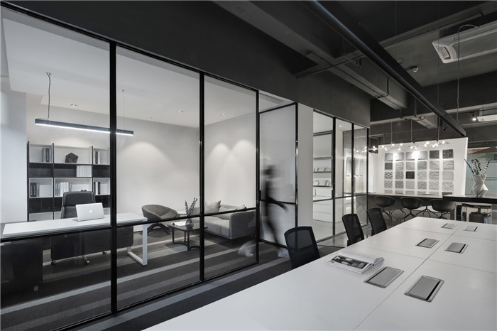 黑白灰構(gòu)造極簡藝術(shù)風(fēng)駿美石材展廳辦公區(qū)裝修設(shè)計(jì)方案 黑白灰構(gòu)造極簡藝術(shù)風(fēng)駿美石材展廳辦公區(qū)裝修設(shè)計(jì)方案