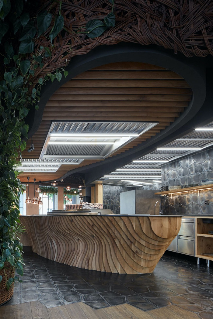 以原生態(tài)自然為主題的STK牛排餐廳操作臺(tái)裝修設(shè)計(jì)方案 以原生態(tài)自然為主題的STK牛排餐廳操作臺(tái)裝修設(shè)計(jì)方案