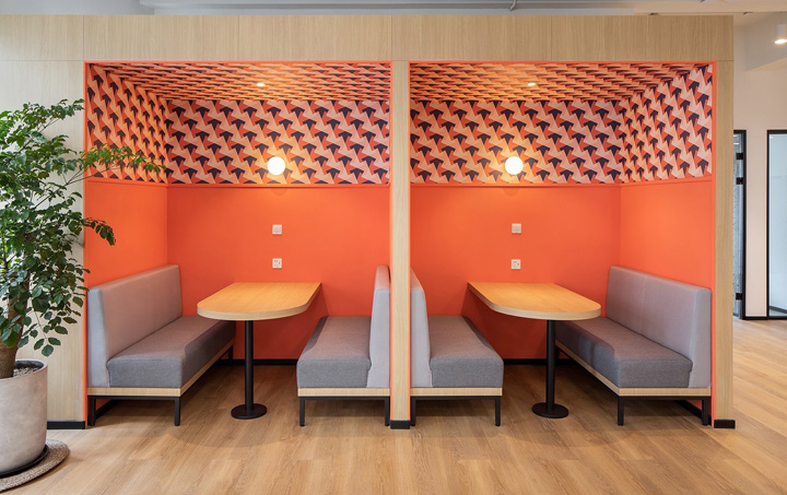 時尚簡歐風傳播咨詢公司辦公室休閑洽談區(qū)裝修設計方案