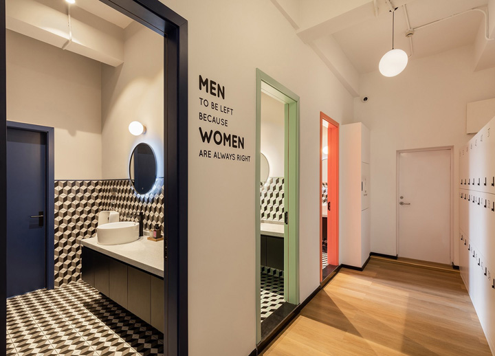 時尚簡歐風傳播咨詢公司辦公室衛(wèi)生間裝修設計方案