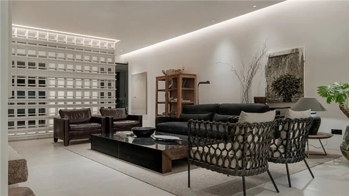 極致簡約風(fēng)意大利IMOLA石材展廳洽談區(qū)裝修設(shè)計(jì)方案