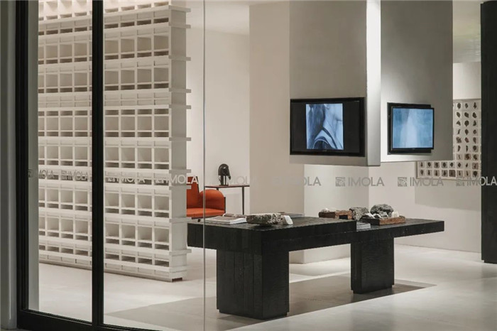 極致簡約風(fēng)意大利IMOLA石材展廳裝修設(shè)計(jì)案例