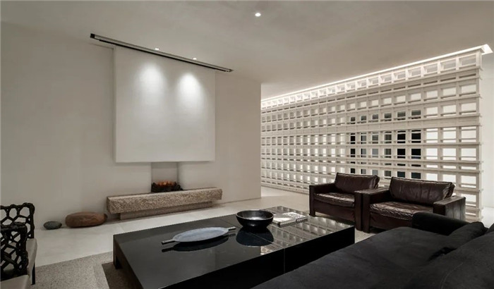 極致簡約風(fēng)意大利IMOLA石材展廳展示洽談區(qū)裝修設(shè)計(jì)實(shí)景圖