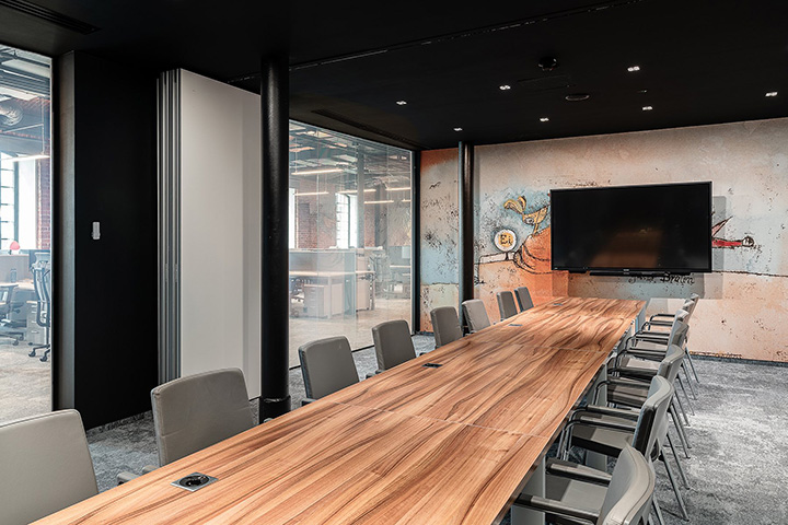 特種化工產(chǎn)品公司工業(yè)風(fēng)廠房辦公樓大會議室裝修設(shè)計實景圖 特種化工產(chǎn)品公司工業(yè)風(fēng)廠房辦公樓大會議室裝修設(shè)計實景圖