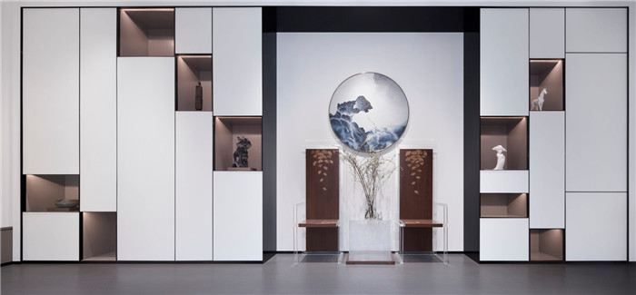 東方美學(xué)高端家居展廳展示區(qū)裝修設(shè)計實景圖 東方美學(xué)高端家居展廳展示區(qū)裝修設(shè)計實景圖