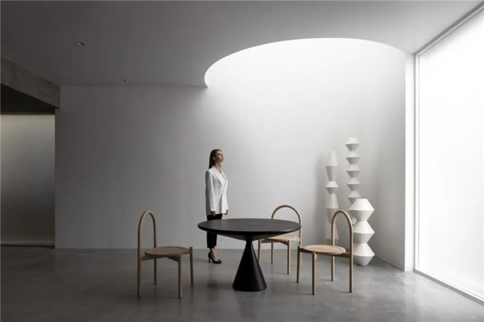 240平Danilo高檔藝術(shù)涂料展廳洽談區(qū)裝修設(shè)計方案