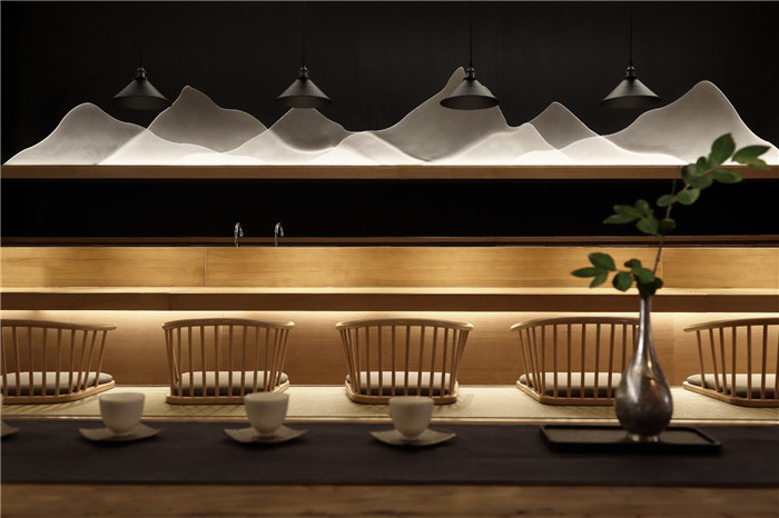 鄭州兩層高端日式料理店裝修實景圖 鄭州兩層高端日式料理店裝修實景圖