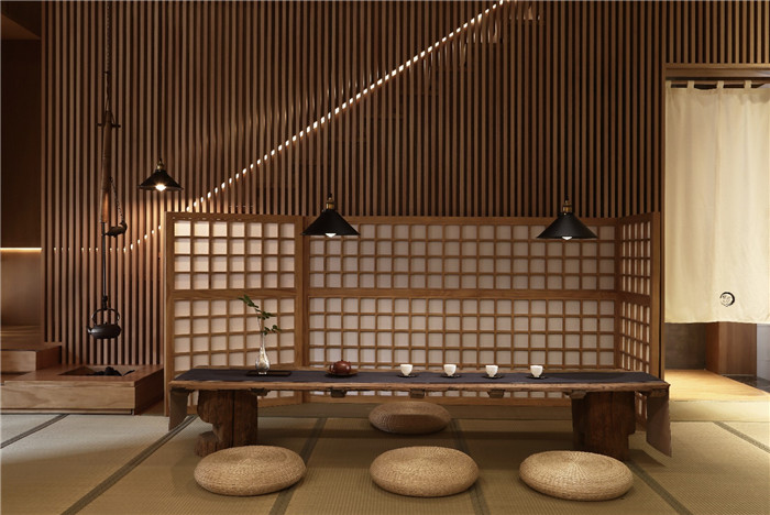 鄭州兩層高端日式料理包廂裝修實景圖 鄭州兩層高端日式料理包廂裝修實景圖
