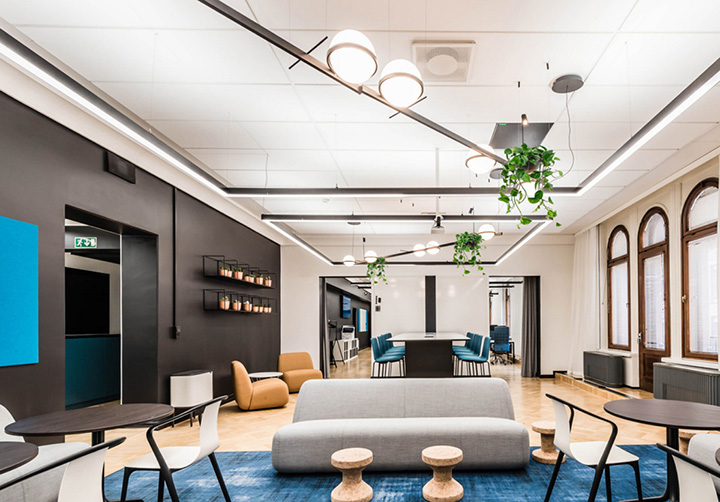 時(shí)尚優(yōu)雅的Vainu軟件公司辦公室改造設(shè)計(jì)裝修方案 時(shí)尚優(yōu)雅的Vainu軟件公司辦公室改造設(shè)計(jì)裝修方案
