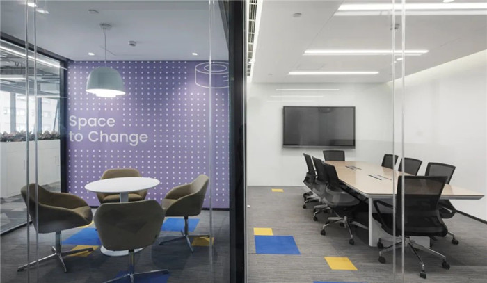 vivo手機北京研發(fā)中心獨棟辦公樓會議室裝修設(shè)計方案