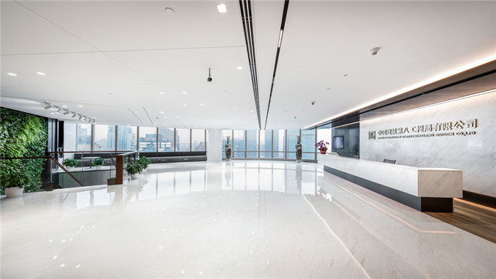 中建八局9000平高端中式總部辦公室大廳裝修設(shè)計(jì)案例 中建八局9000平高端中式總部辦公室大廳裝修設(shè)計(jì)案例