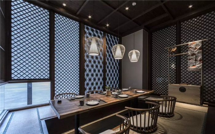 鄭州靠譜的裝修公司推薦超美的高端日料餐廳包廂裝修案例 鄭州靠譜的裝修公司推薦超美的高端日料餐廳包廂裝修案例