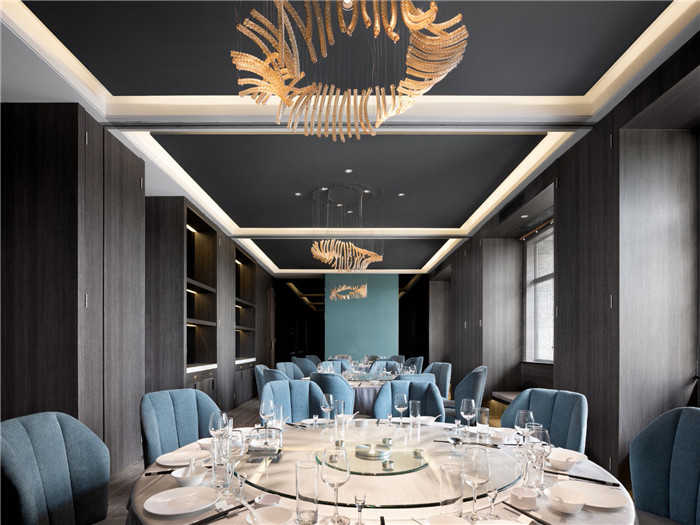 中餐廳包房設(shè)計(jì)-鄭州現(xiàn)代時(shí)尚中餐廳裝修設(shè)計(jì)案例