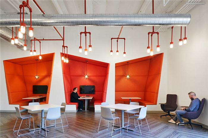 靈活高效的生物制藥公司總部寫字樓裝修設(shè)計(jì)方案