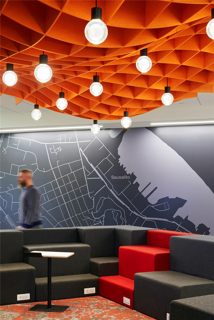 休閑區(qū)裝修設(shè)計(jì)-靈活高效的生物制藥公司總部寫字樓裝修設(shè)計(jì)方案