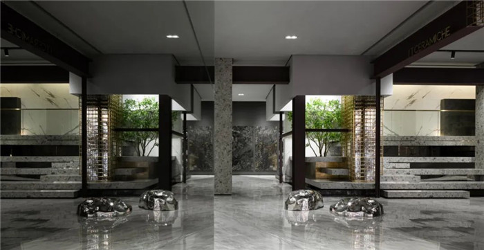 現(xiàn)代藝術(shù)風(fēng)高端意大利瓷磚展廳兼辦公裝修實(shí)景圖 現(xiàn)代藝術(shù)風(fēng)高端意大利瓷磚展廳兼辦公裝修實(shí)景圖