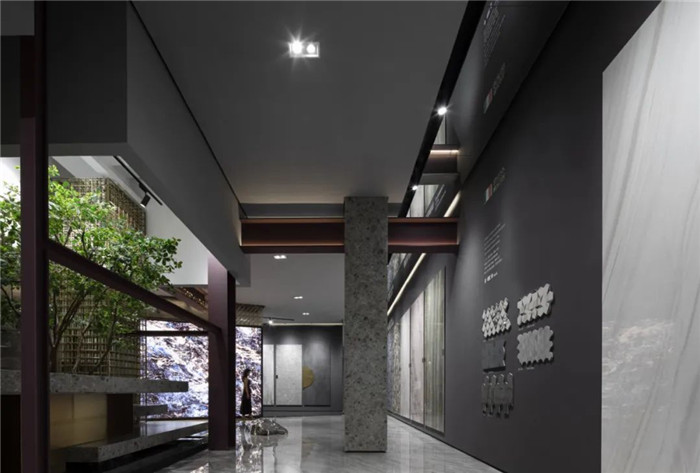 樓梯裝修設(shè)計(jì)-現(xiàn)代藝術(shù)風(fēng)高端意大利瓷磚展廳兼辦公裝修實(shí)景圖 樓梯裝修設(shè)計(jì)-現(xiàn)代藝術(shù)風(fēng)高端意大利瓷磚展廳兼辦公裝修實(shí)景圖