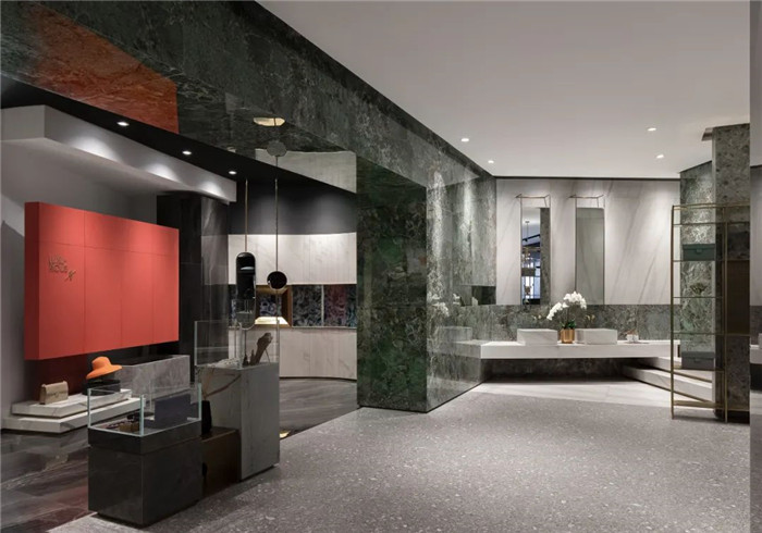 瓷磚展示區(qū)裝修設(shè)計(jì)-現(xiàn)代藝術(shù)風(fēng)高端意大利瓷磚展廳兼辦公裝修實(shí)景圖 瓷磚展示區(qū)裝修設(shè)計(jì)-現(xiàn)代藝術(shù)風(fēng)高端意大利瓷磚展廳兼辦公裝修實(shí)景圖