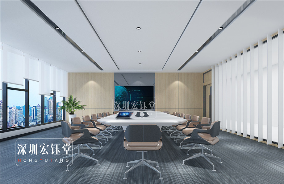 大會(huì)議室裝修設(shè)計(jì)-前廳裝修設(shè)計(jì)-天眼查河南總部辦公室裝修效果圖 大會(huì)議室裝修設(shè)計(jì)-前廳裝修設(shè)計(jì)-天眼查河南總部辦公室裝修效果圖