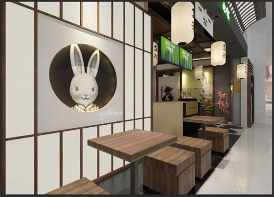 無邪抹茶鄭州店裝修設(shè)計