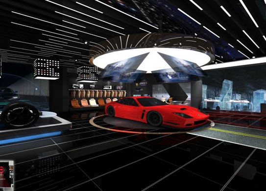 綠馳汽車集團(tuán)展廳裝修方案